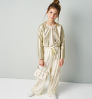 2 Piece Set - Cream/all Over Gold