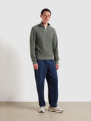 Conrad 1/4 Zip Sweatshirt - Rosemary
