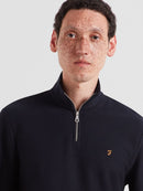Conrad 1/4 Zip Sweatshirt - True Navy