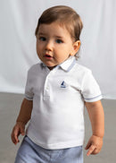 Short Sleeve Polo - White