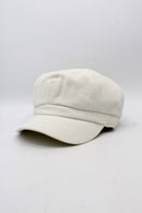 Viscose Bakerboy Hat - Cream