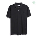 Cunningham Polo Shirt - Washed Black Marl
