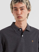 Cunningham Polo Shirt - Washed Black Marl