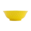 Yellow and Blue Geometric Stoneware Ramen Bowl - 21cm