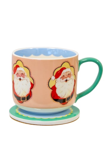 Santa Coaster & Mug Set