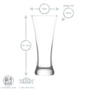 Set of 6 Sorgun Beer Glasses  380ml
