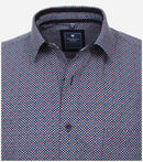 Comfort Fit Print Shirt - Red