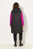 Glitter Swirl Gillet - Black