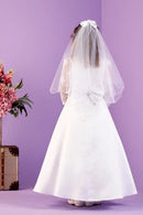 Daisy Communion Dress - White