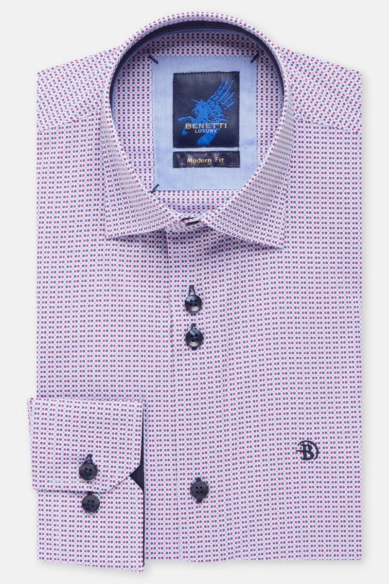 Dallas Long Sleeve Shirt - Red