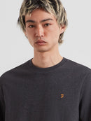 Danny Short Sleeve Tee - Washed Black Marl