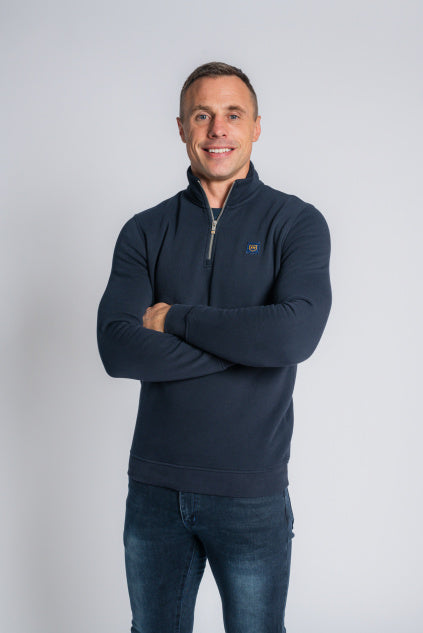Danvers 1/4 Zip Sweatshirt - Classic Navy