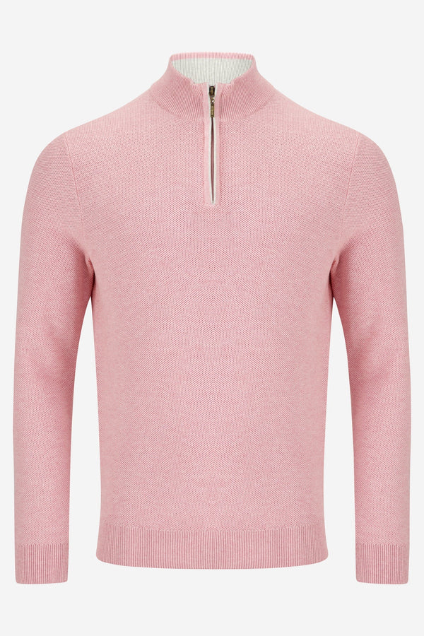 Benetti Dawson 1/4 Zip Jumper - Blush