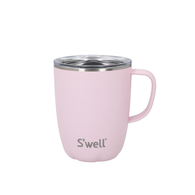S'well Pink Topaz Mug with Handle 350ml