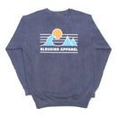 Horizon Round Neck Sweatshirt - Denim