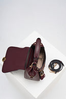 Diana Top Handle Crossbody - Cherry