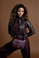 Diana Top Handle Crossbody - Cherry