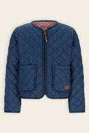 Diaz Reversible Stepped Jacket - Ensign Blue