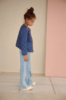 Diaz Reversible Stepped Jacket - Ensign Blue