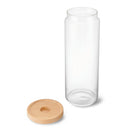 Idilica Glass Storage Jar with Beechwood Lid 1300ml