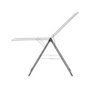 20m T-model Drying Rack with Peg Bag Black