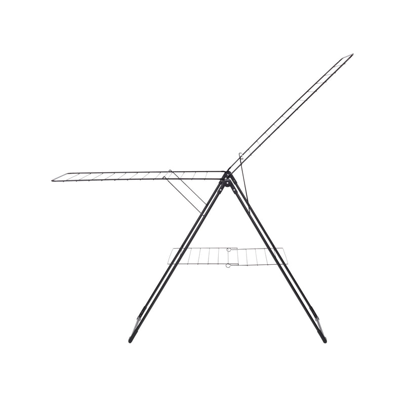 20m T-model Drying Rack with Peg Bag Black