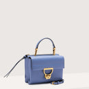 Grained Leather Handbag Small - Blue