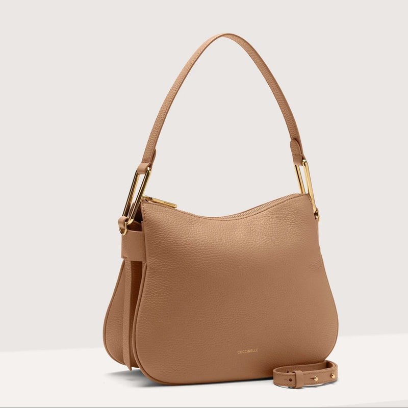 Grained Leather Handbag - Skin