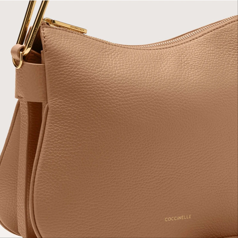 Grained Leather Handbag - Skin