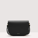 Grained Leather Handbag - Black