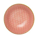 Red and Blue Arc Stoneware Ramen Bowl - 21cm