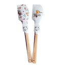 Christmas Robin Set of 2 Baking Spatulas