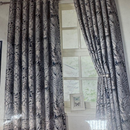 Eden Readymade Eyelet Curtains - Navy