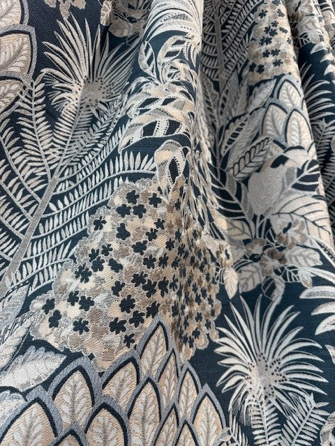 Eden Readymade Eyelet Curtains - Navy