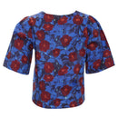 Effy V-Neck Top - Blue