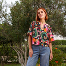 Effy V-Neck Top - Pink