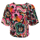 Effy V-Neck Top - Pink