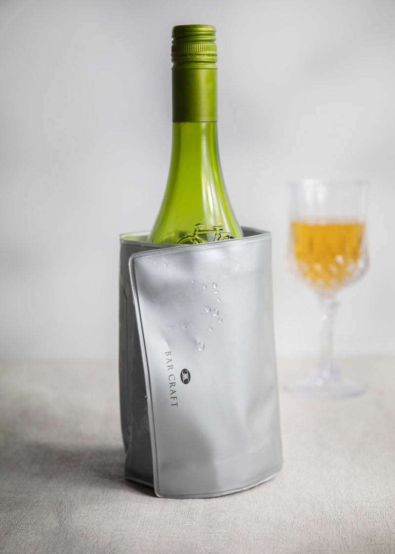 BarCraft Wrap Around Silver Wine Cooler