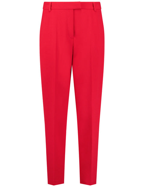 At The Riviera Crop Trouser - Digital Red