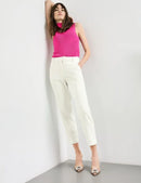 St. Tropez Crop Trouser - White