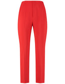 Symbiotic Red Crop Trouser - Lipstick