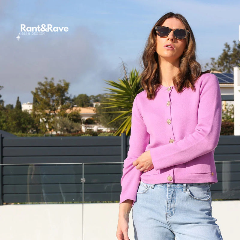 Ella Cardigan - Bubble Gum