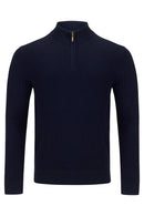 Ellis 1/4 Zip Jumper - Navy