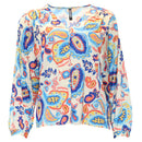 Ellora V-Neck Top - Cobalt