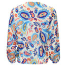 Ellora V-Neck Top - Cobalt