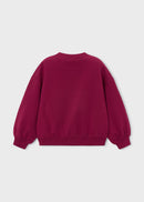 Embroidered Jumper - Cherry