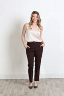 Emma Scoop Neck Top - Champagne