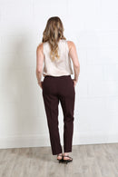 Emma Scoop Neck Top - Champagne
