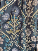 Estelle Readymade Eyelet Curtains - Navy