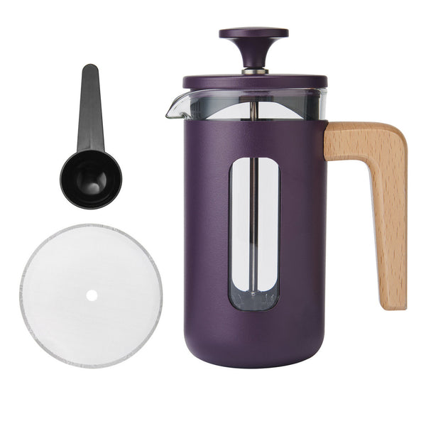 Pisa 3 Cup Cafetiere - Purple